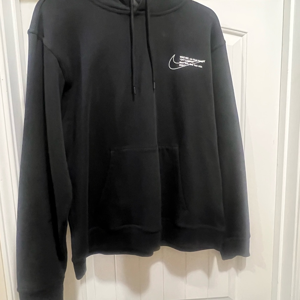 Nike x Off-White “Insert Ideas Here” Off Campus Hoodie Black Size M Virgil Abloh - Picture 6 of 7